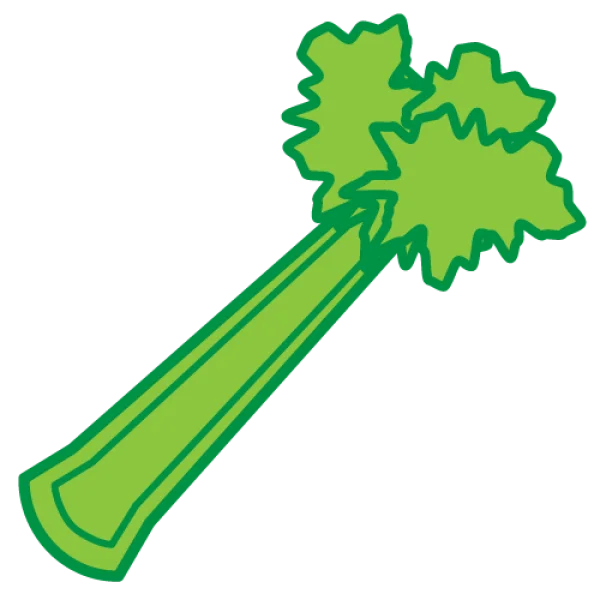 Celery Stalk PNG Transparent Background