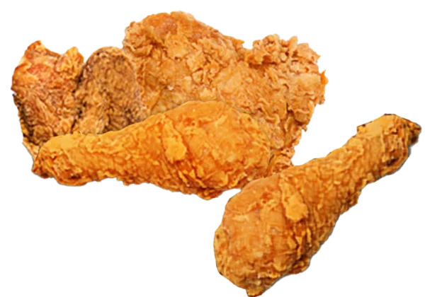 Crispy Fried Chicken Pieces PNG Transparent
