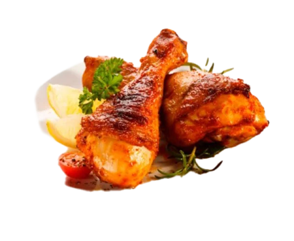 Roasted Chicken Drumsticks PNG Transparent Background