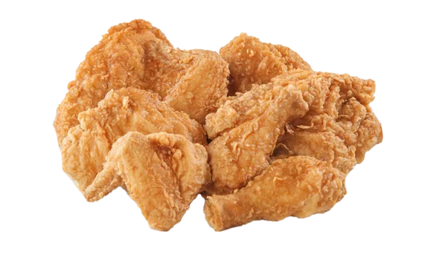 Crispy Fried Chicken Pieces PNG Transparent Background
