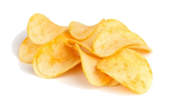 Crispy Potato Chips PNG Transparent Background