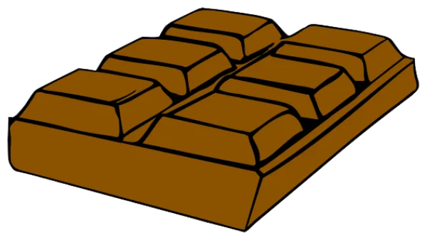 Chocolate Bar PNG Transparent Background