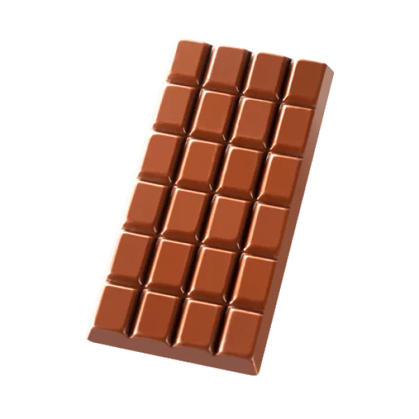 Whole Milk Chocolate Bar PNG Transparent