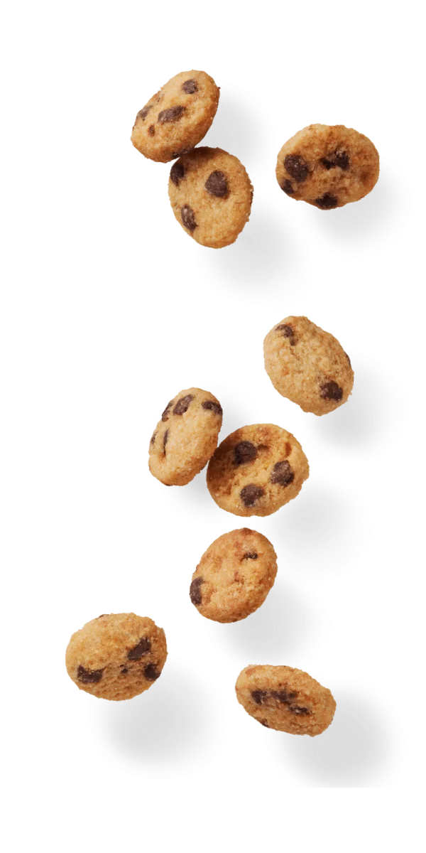Falling Chocolate Chip Cookies PNG Transparent Background