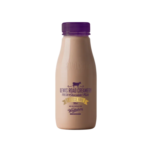 Lewis Road Creamery Lactose Free Chocolate Milk Bottle PNG