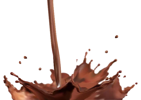 Dynamic Chocolate Splash PNG Transparent Background