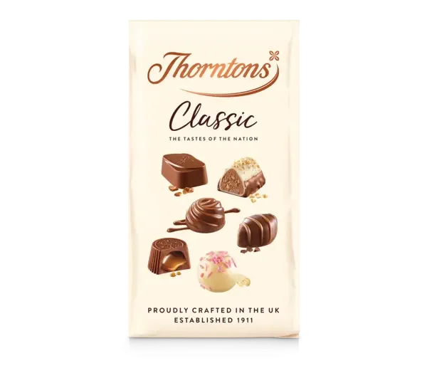 Thorntons Classic Chocolates Package PNG Transparent Background