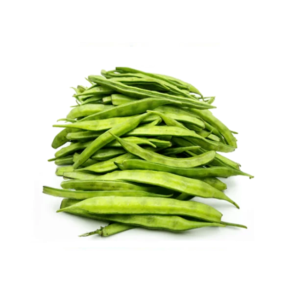 Fresh Green Cluster Beans PNG Transparent Background