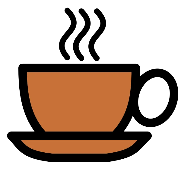 Minimalist Terracotta Coffee Cup PNG Transparent Background