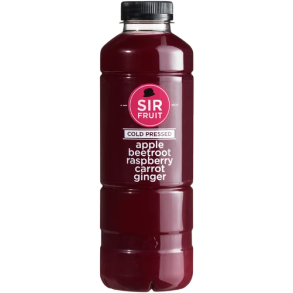 Sir Fruit Cold Pressed Apple Beetroot Juice Bottle PNG