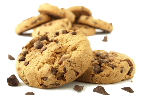 Fresh Baked Chocolate Chip Cookies PNG Transparent