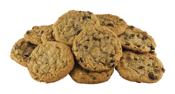 Oatmeal Raisin Cookies PNG Transparent Background
