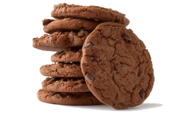 Stack of Chocolate Chip Cookies PNG Transparent Background