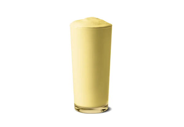 Vanilla Milkshake Glass PNG Transparent Background
