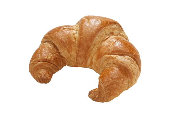 Golden Croissant PNG Transparent Background