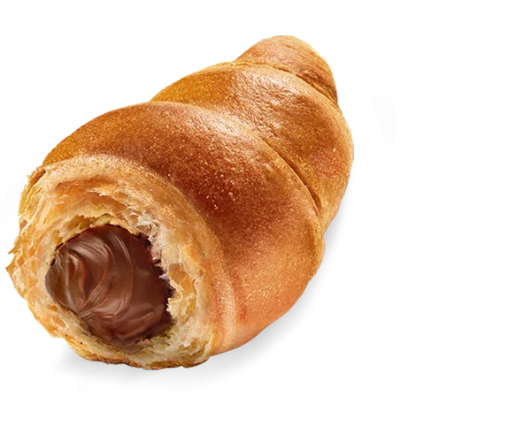 Chocolate Filled Croissant Roll PNG Transparent Background