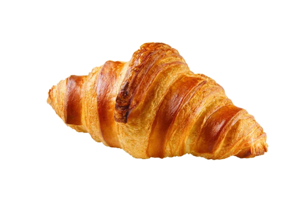 Golden Croissant PNG Transparent Background