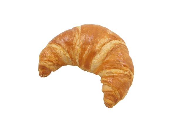 Golden Croissant PNG Transparent Background