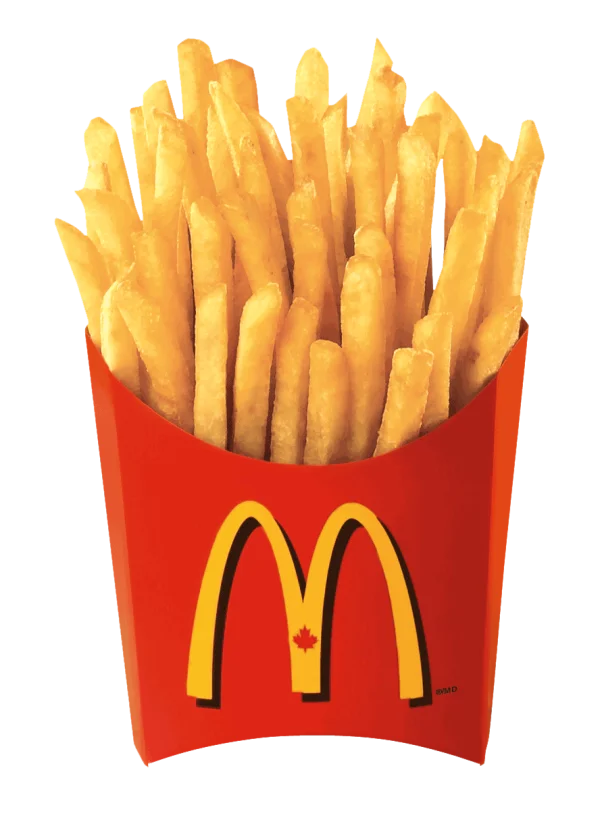 McDonald's French Fries Box PNG Transparent