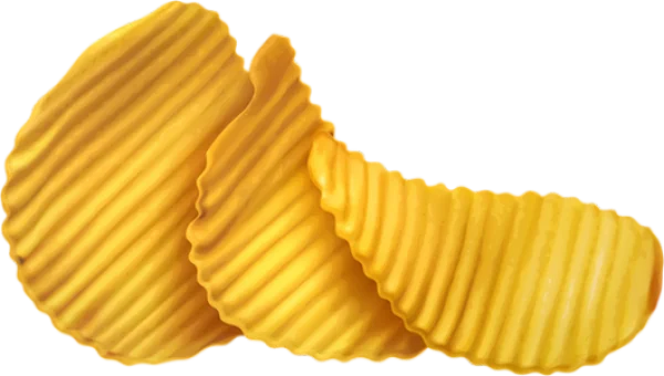 Ruffled Potato Chips PNG Transparent Background