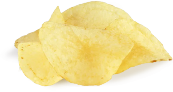 Pile of Crispy Potato Chips PNG