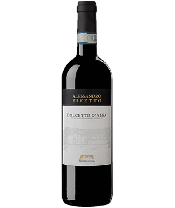 Alessandro Rivetto Dolcetto D'Alba Wine Bottle PNG Transparent