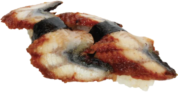 Unagi Sushi Nigiri PNG Transparent Background