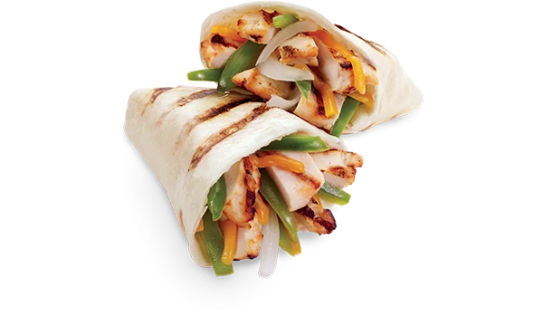 Chicken Fajita Wrap PNG Transparent Background