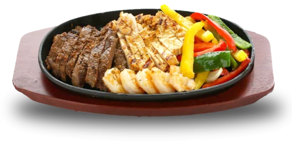 Sizzling Fajitas Platter PNG Transparent Background