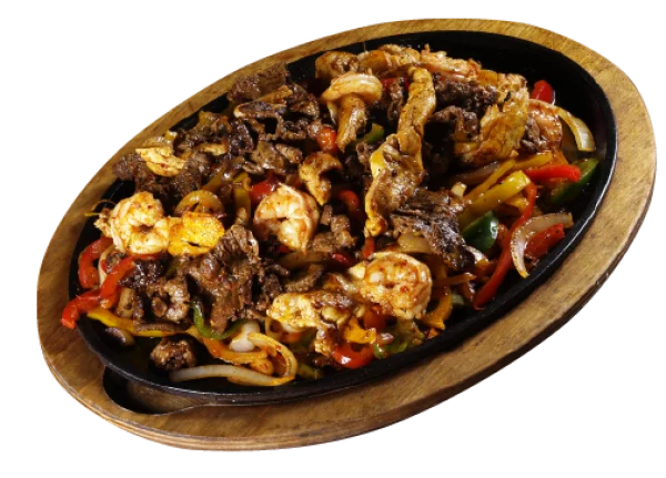 Sizzling Fajitas Platter PNG Transparent Background