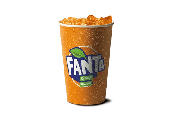 Fanta Orange Drink Cup PNG Transparent Background