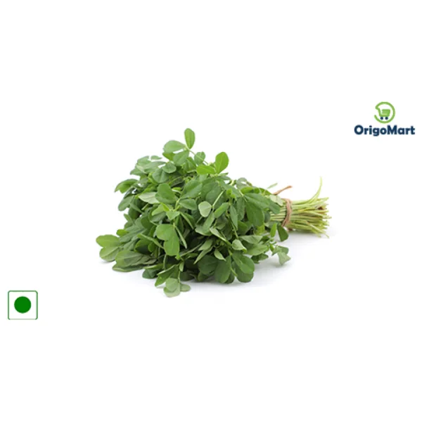Fresh Fenugreek Leaves Bunch PNG