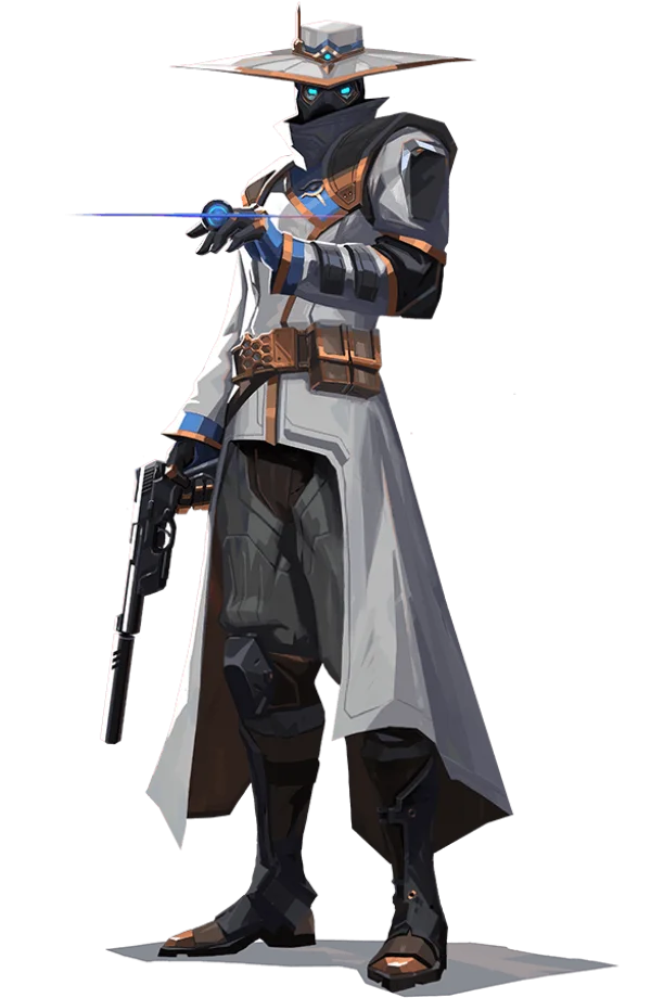 Valorant Cypher Character PNG Transparent