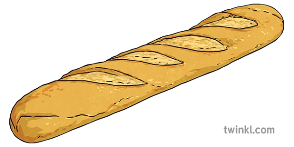 Baguette Bread PNG Transparent Background