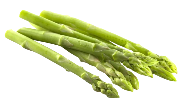 Fresh Green Asparagus Spears PNG Transparent Background