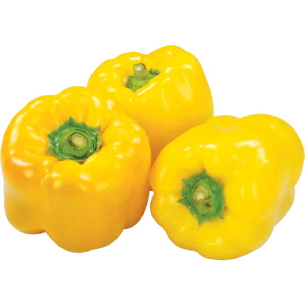 Yellow Bell Peppers PNG Transparent Background