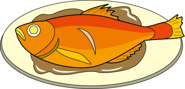 Fried Fish Dish PNG Transparent Background