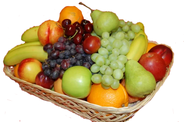 Assorted Fruit Basket PNG Transparent Background