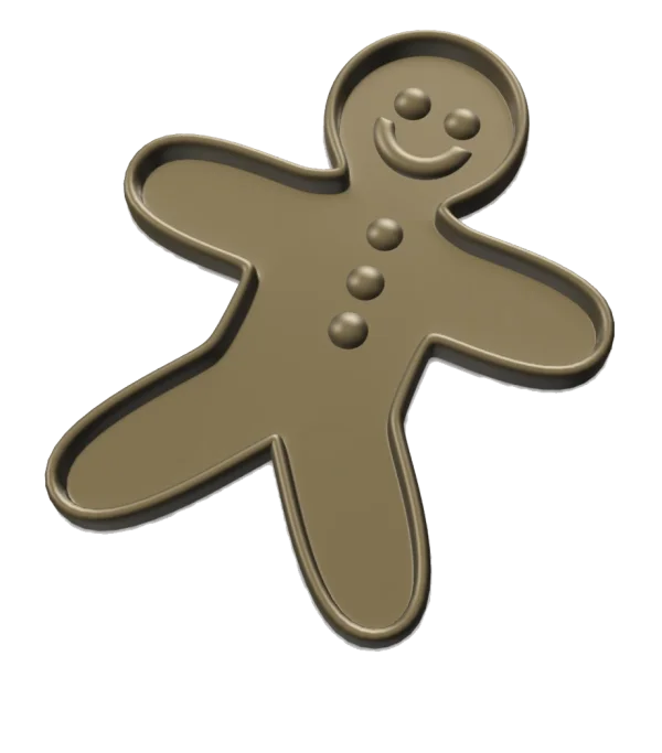 Gingerbread Man PNG Transparent Background