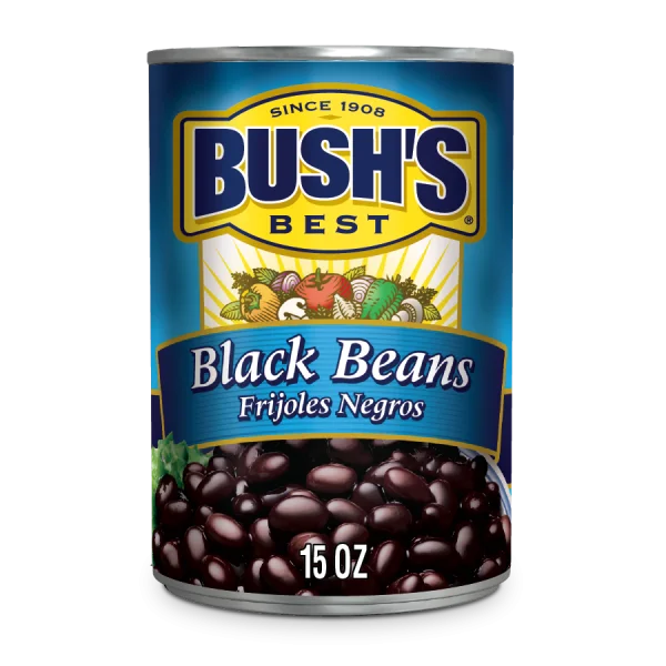 Bush's Best Black Beans Can PNG Transparent Background