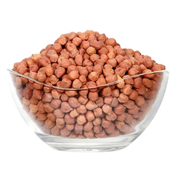 Dried Chickpeas in Glass Bowl PNG Transparent Background