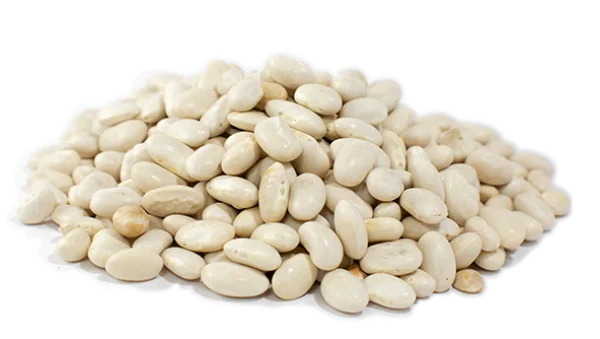 White Beans Pile PNG Transparent Background