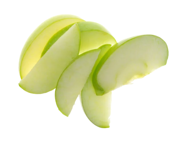 Green Apple Slices Transparent Background PNG