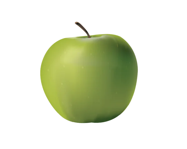 Green Apple PNG Transparent Background