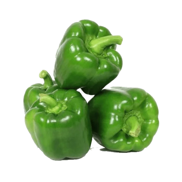 Green Bell Peppers PNG Transparent Background