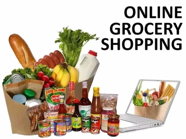 Online Grocery Shopping Transparent Background