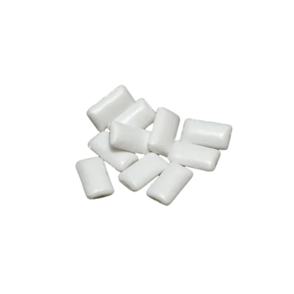 White Chewing Gum Pieces PNG Transparent Background