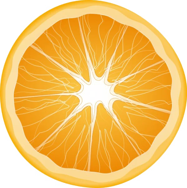 Orange Slice PNG Transparent Background