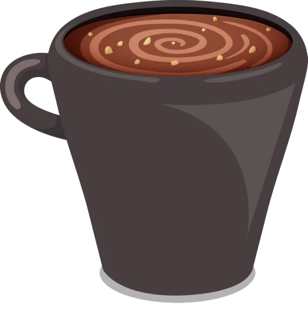 Hot Chocolate Mug PNG Transparent Background