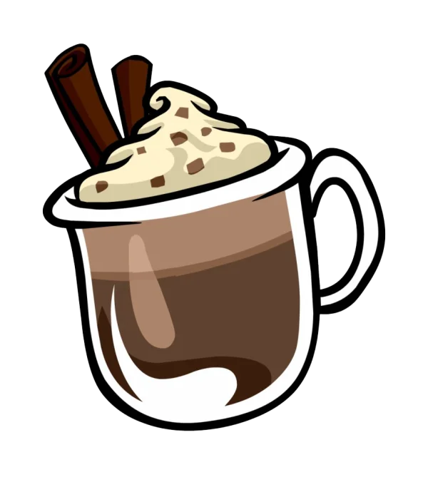 Cartoon Hot Chocolate Mug PNG Transparent Background